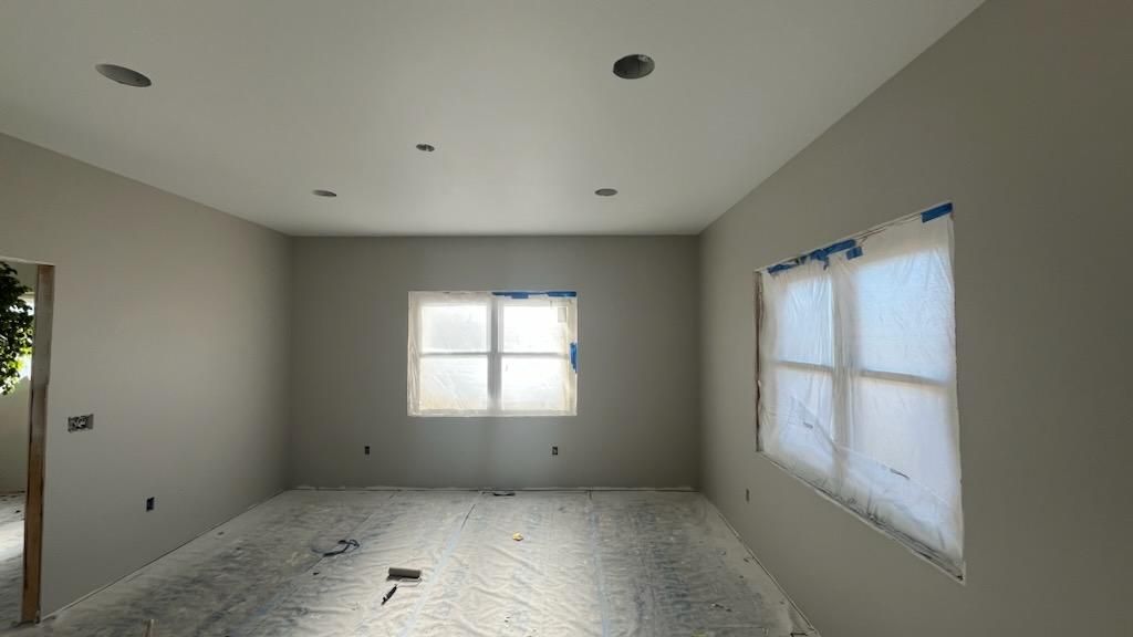 Paint-ready room with smooth finished drywall, crisp corners, and clean walls in a Platteville home