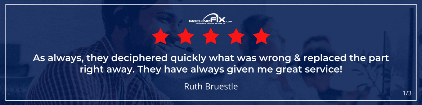 5 star reviews of copier and printer repair service