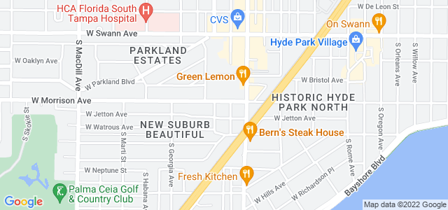 Map of business location