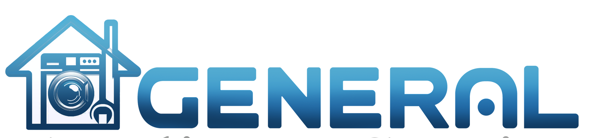 Blue house-and-camera logo with the word “GENERAL” in blue text