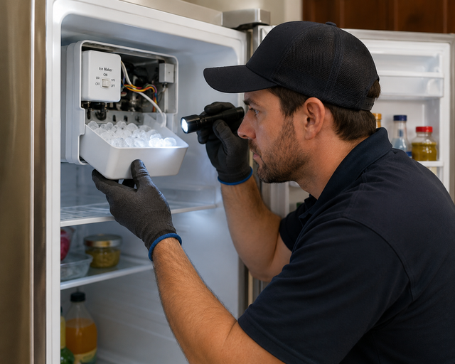 How an Ice Maker Receives Water