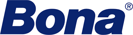 Logo Bona bleu sur fond blanc