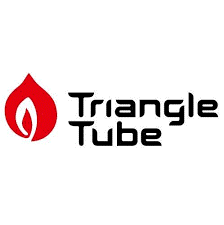 Logo: Red flame icon next to