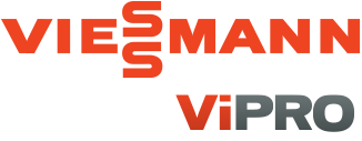 Viessmann ViPRO logo in orange and gray.