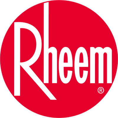 Red circle logo with white