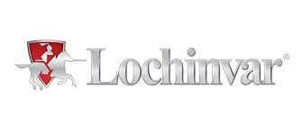 Lochinvar logo with a shield and a silver horse.