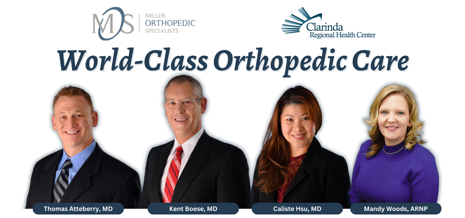 Orthopedics Clarinda Regional Health Center IA
