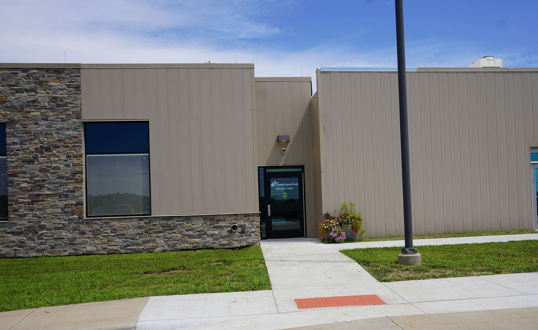 Infusion Center Entrance | Back side of CRHC