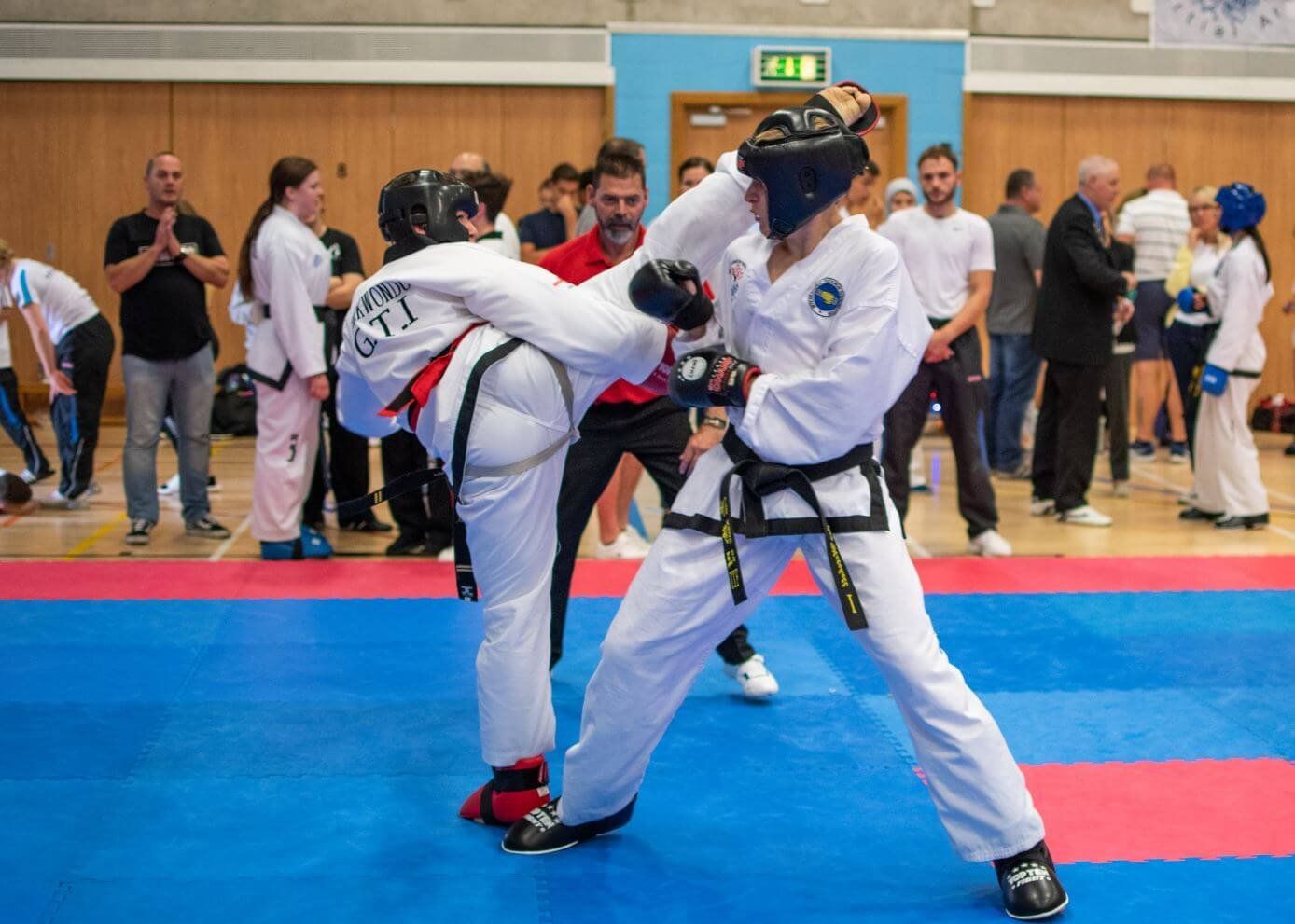 high kick sparring