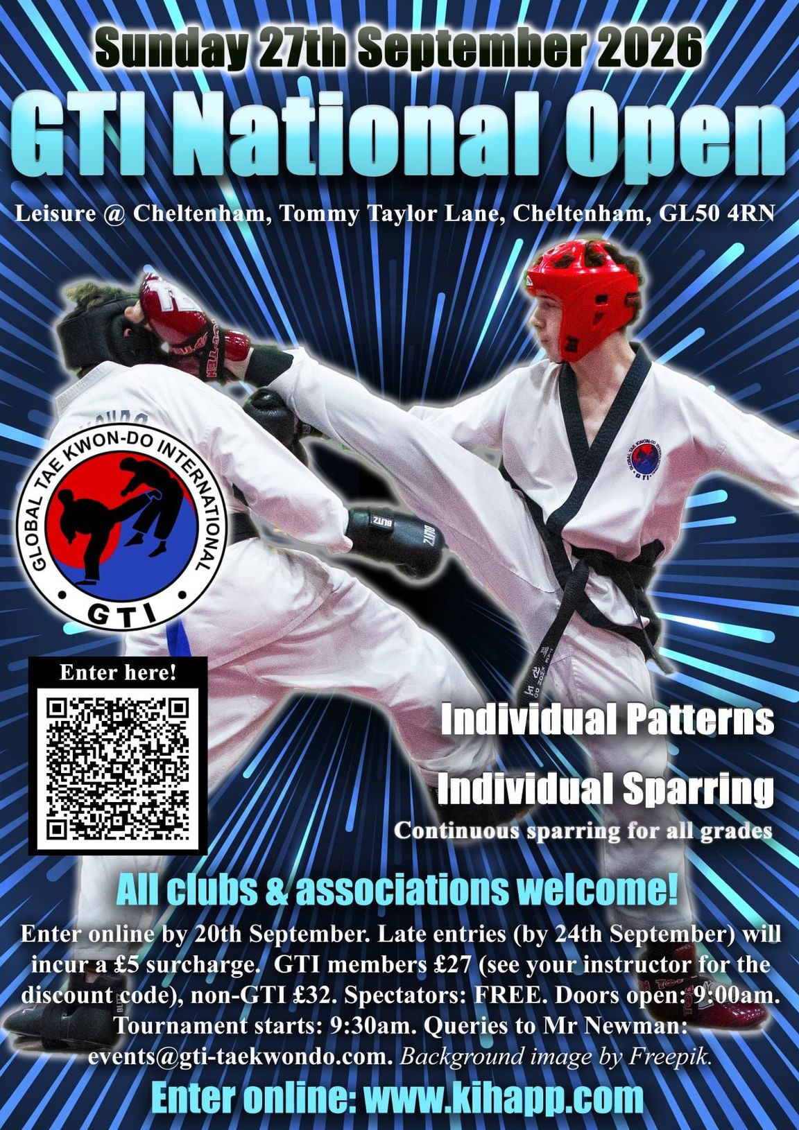 Poster for GTI Junior Open 2026