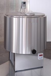 Vasca refrigerante per latte in acciaio