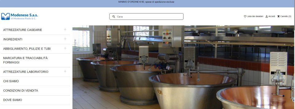 contenitori per la produzione del caglio