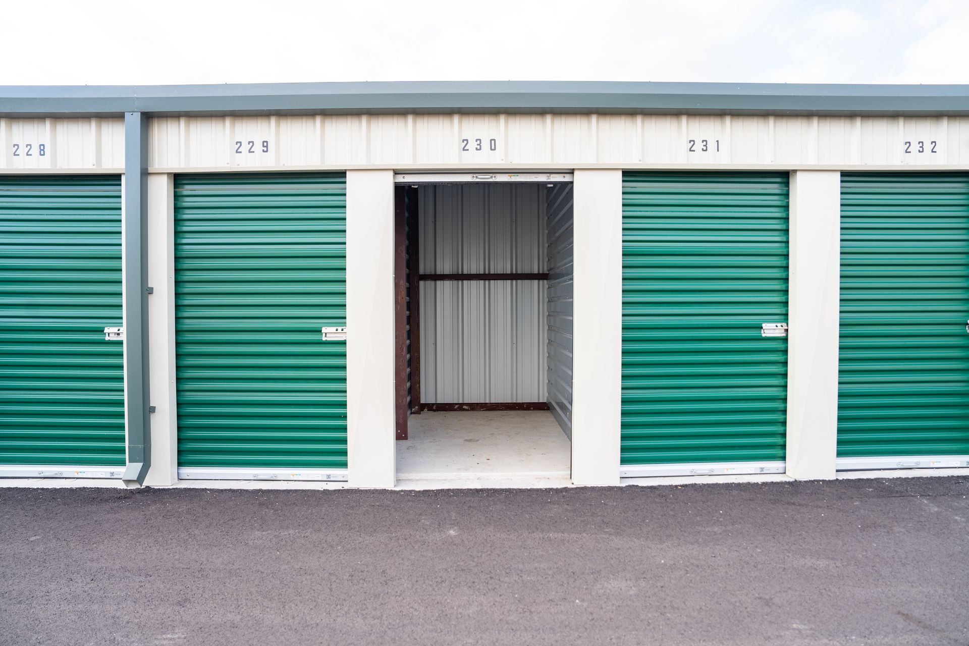 Size of a 5x5 storage unit in Merrillville IN