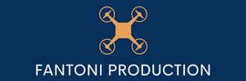 A fantoni production logo with a drone on it