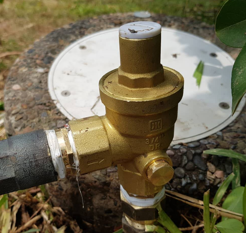 A close up of a brass valve with the letter e on it — Jobs2BDone in Avoca Beach, NSW