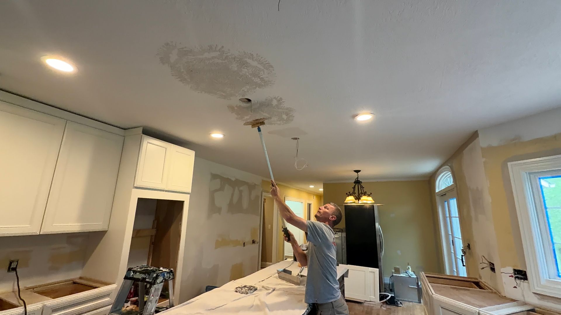 Completed interior room painting by Inspired Services & Painting