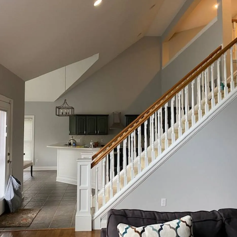 Interior wall painting project in Medina Ohio by Inspired Services & Painting