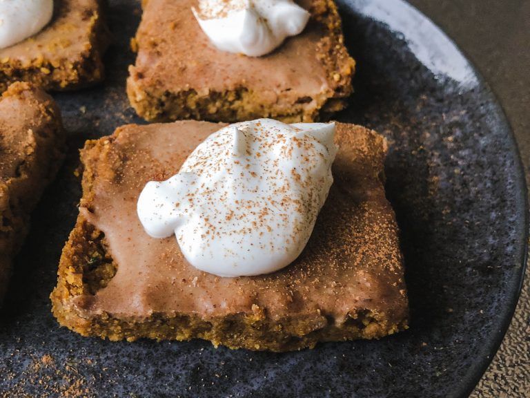 The Grain-Free Pumpkin Bars You Need this Holiday Season