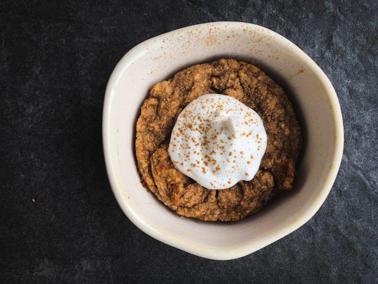 Paleo Vegan Banana Walnut Mug Cake