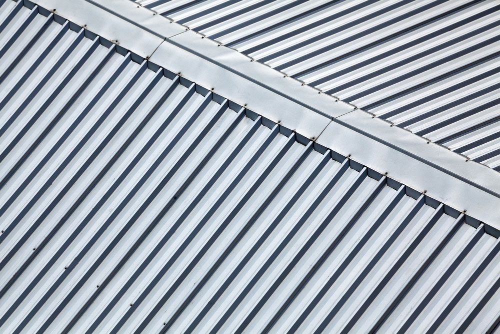 Top View of Metal Roof Surface — ACT Roofing in Queanbeyan, NSW