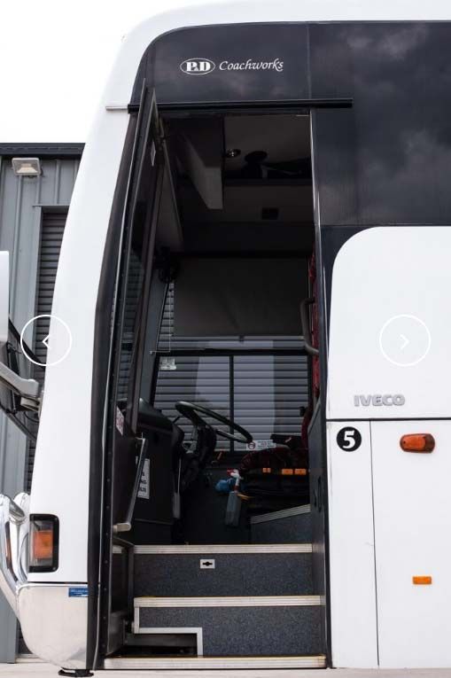Open Bus Door With Steps and Handrail — J & B Bus and Coach Pty Ltd In South Murwillumbah, NSW
