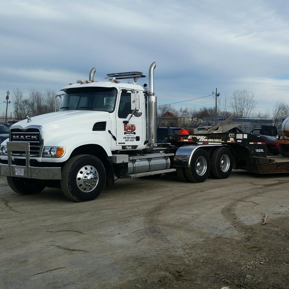 D&D Paving Inc. Service Truck — Northwood, OH — D & D Paving Inc.