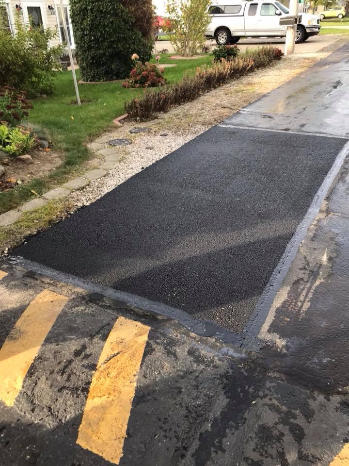 Residential Road Way with New Asphalt Paving — Northwood, OH — D & D Paving Inc.