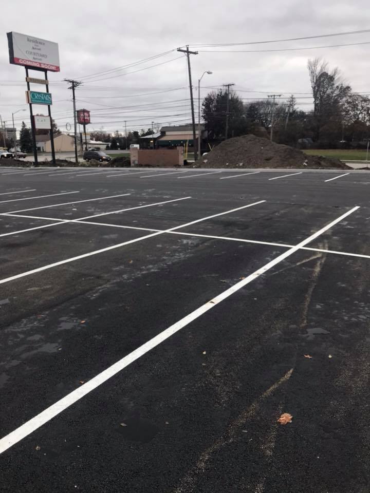 Clear And Wide Parking Lot — Northwood, OH — D & D Paving Inc.