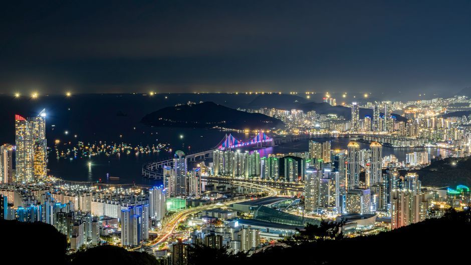 Busan city centre near Seomyeon where LEDAS vein clinic patients book hotels
