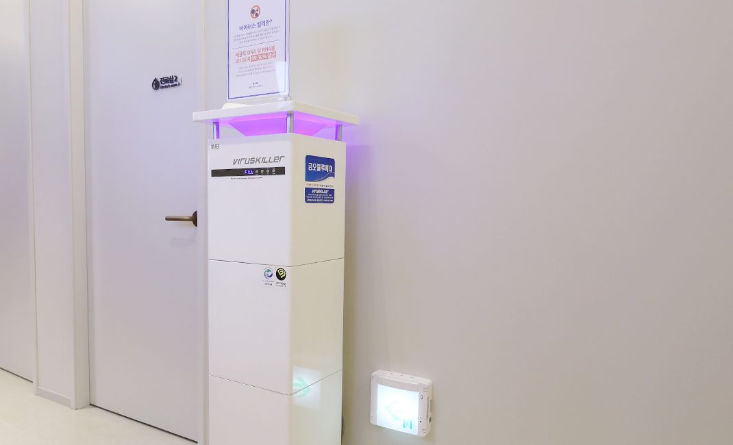 LEDAS clinic interior where patients walk after varicose vein treatment