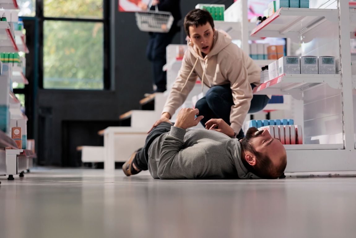 Slip and fall accident at retail store Philadelphia