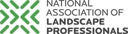 The logo for the national association of landscape professionals.