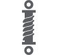 Gray spring, top and bottom anchor points. | Dave's Automotive LLC
