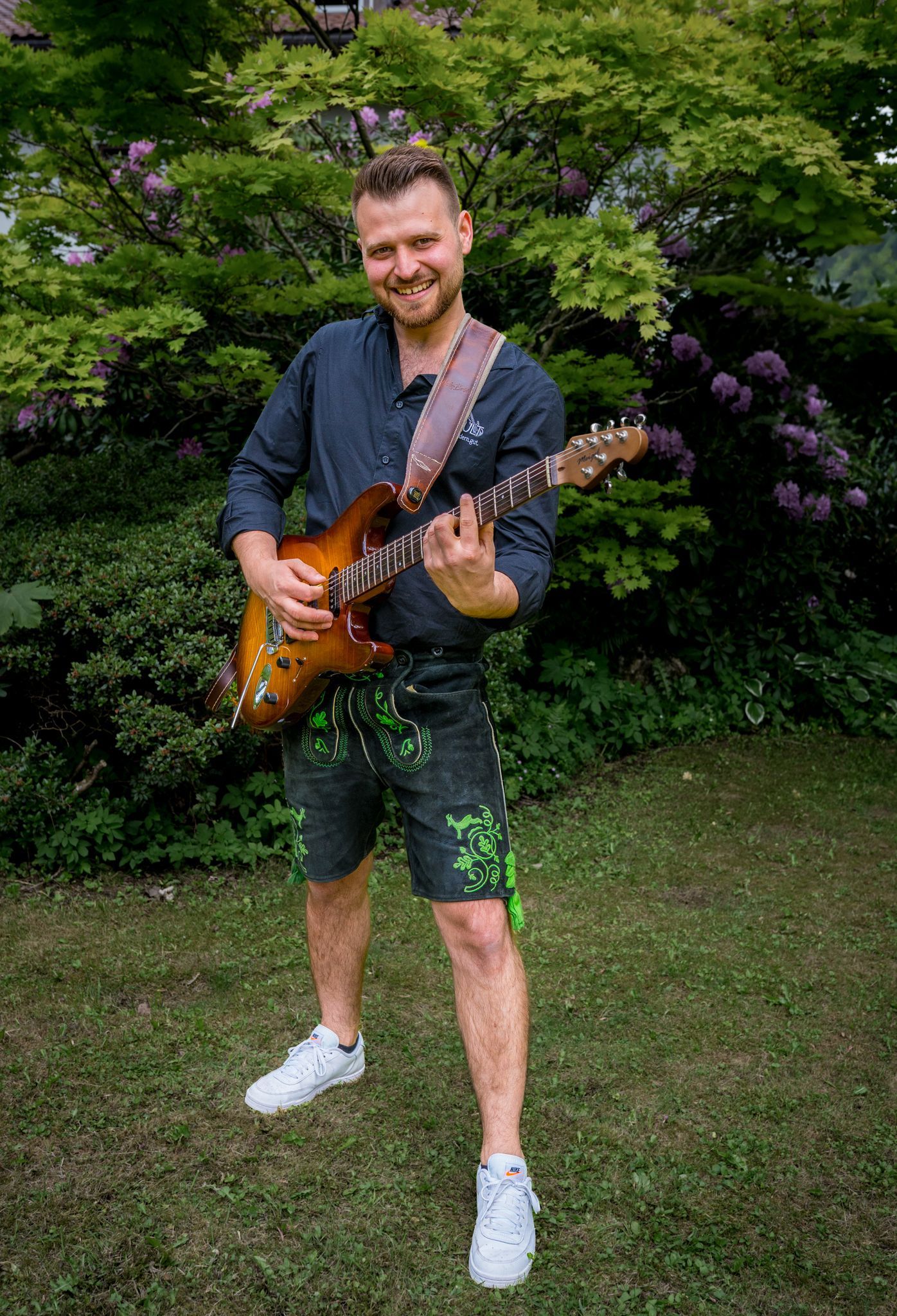 Markus mit Instrument