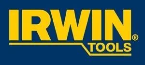 IRWIN Tools logo in yellow on a blue background