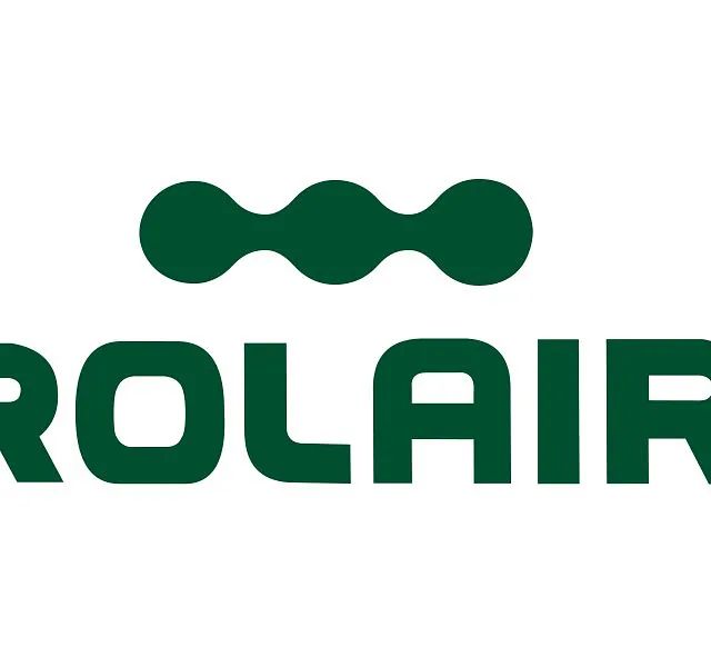 Green logo with wavy emblem above the word “ROLAIR”