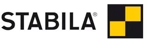 STABILA logo with black text and a yellow-and-black square icon