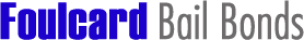 Foulcard Bail Bonds logo in blue and gold text