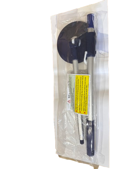 拖霸 手壓式伸縮旋轉拖把桿(不含布)