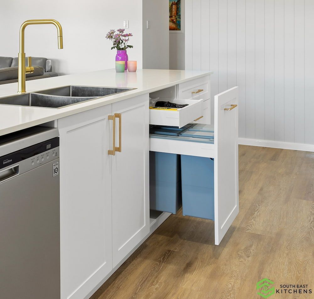 A Kitchen With A Sink, Dishwasher, And Drawers — South East Kitchens In Burleigh Heads, QLD