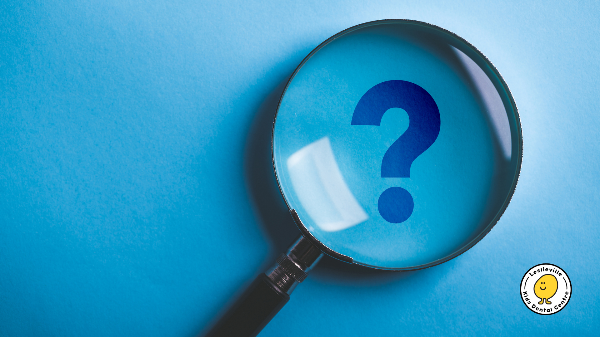 A magnifying glass with a question mark on it