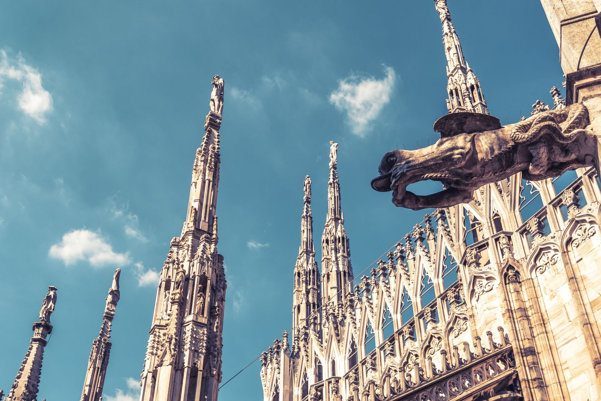 Vista del Duomo di Milano