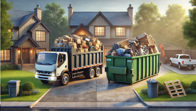 Dumpster rental vs junk removal