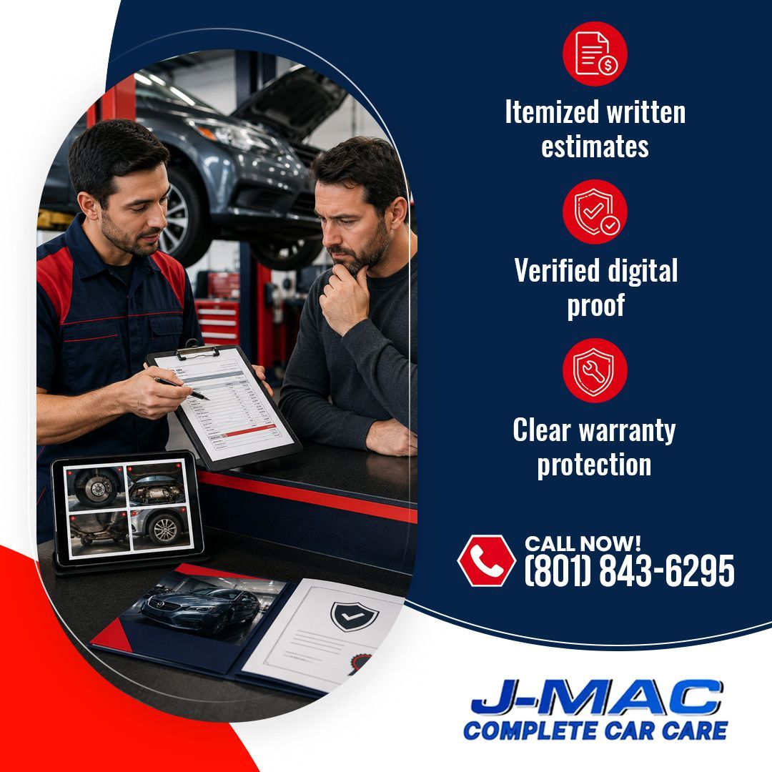 Mechanic inspecting a car before repair 
