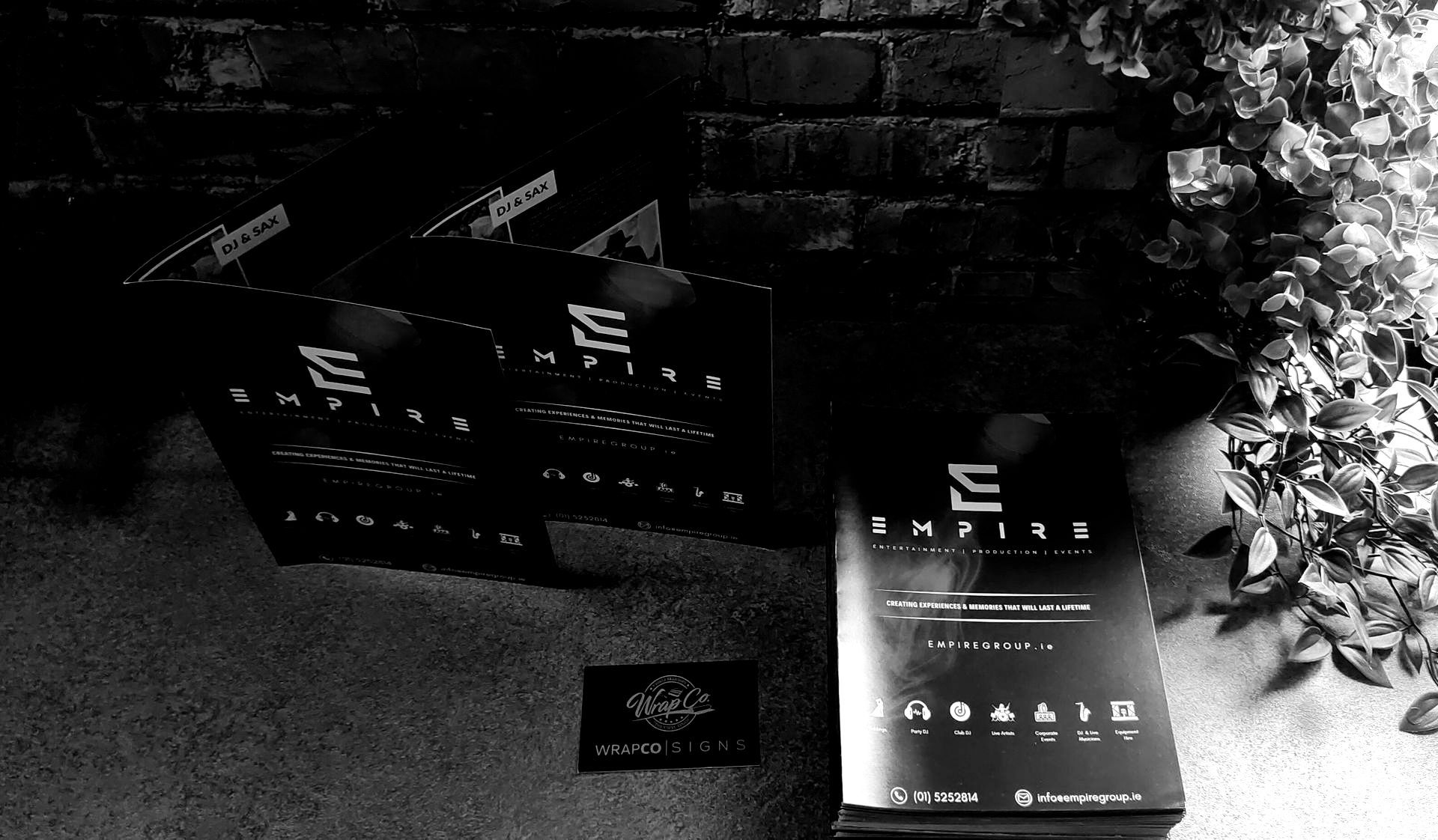Brochure print and design by wrapco.ie
