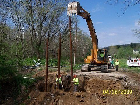 A photo of a construction site taken on 04/28/2009
