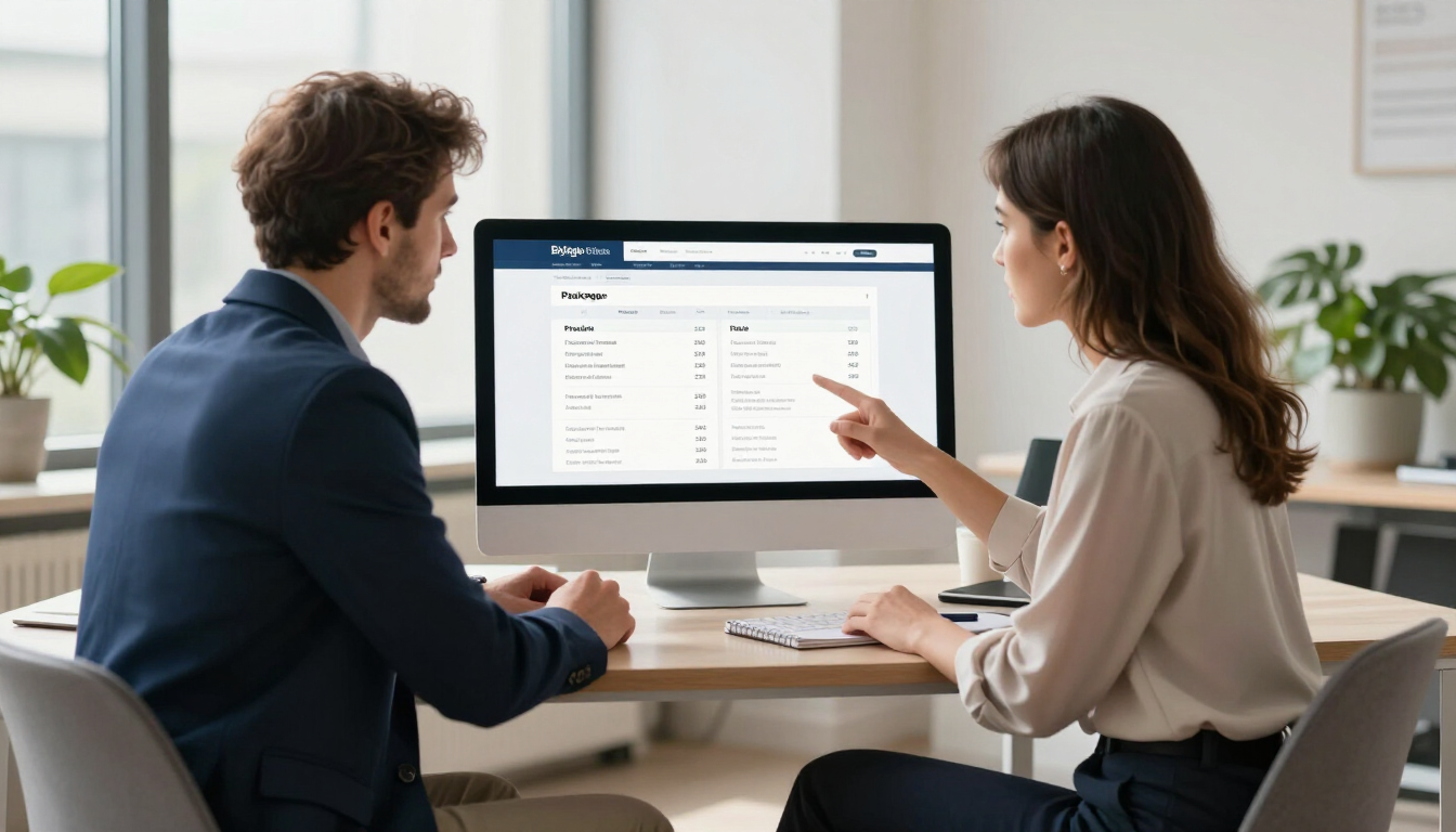 UK website design prices and packages compared with a web designer