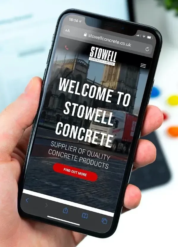 Website Design for Stowell Concrete, Bristol