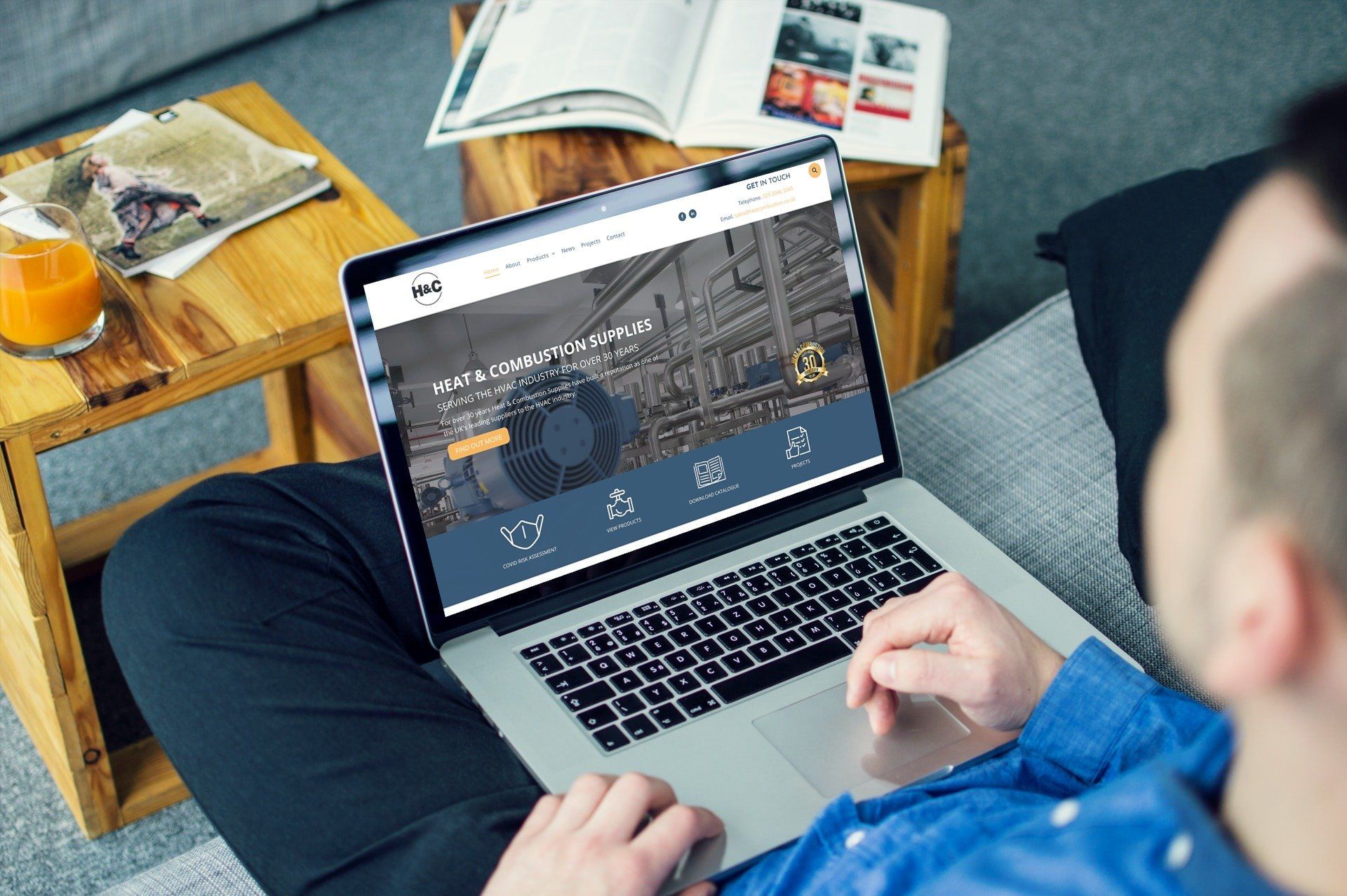 HVAC & BMS Business Website Design | Website Porfolio