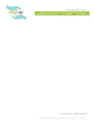 Website Sorted Graphic Design Services | Manor Community Stationery Design